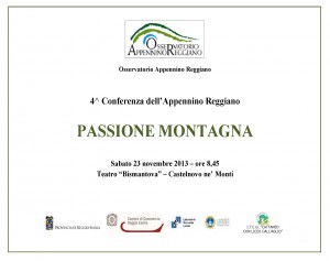 4^ Conferenza dell'Appennino 23 novembre 2013